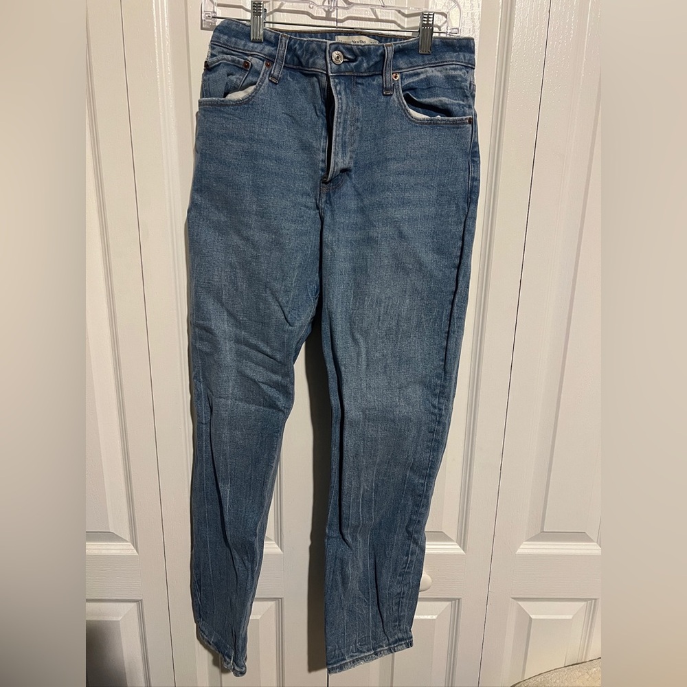 Abercrombie & Fitch High Rise Blue Jeans